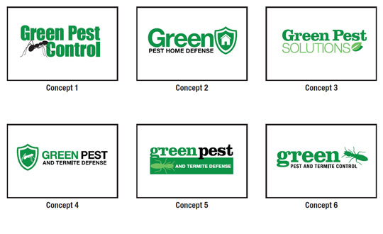 Screenshot of Green Pest Solutions Identity