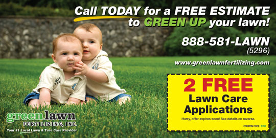 Screenshot of Lawn Care Direct Mailer