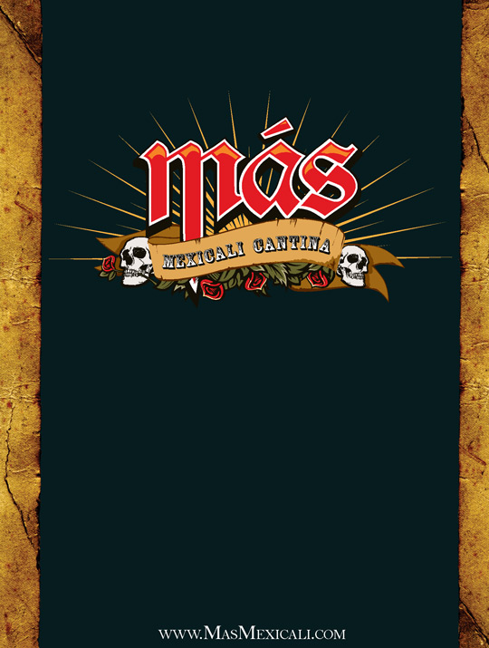 Screenshot of Más Mexicali Cantina Menu