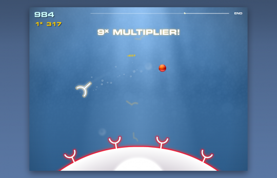 Screenshot of MOA Receptor Game