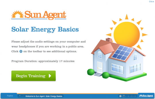 Screenshot of Solar Energy Basics