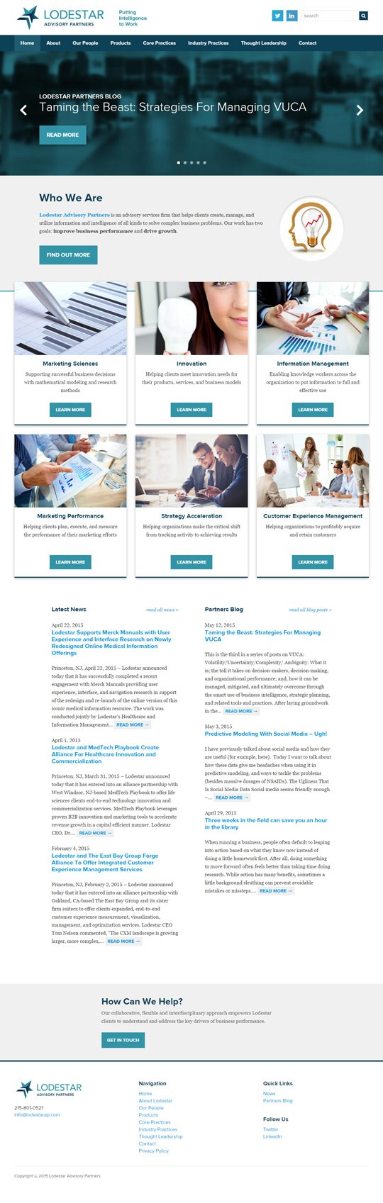 Screenshot of lodestarap.com
