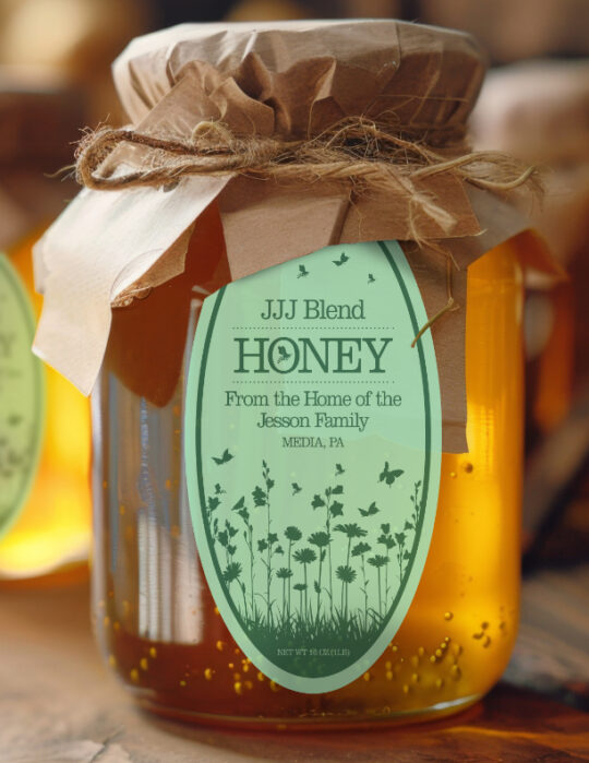 Screenshot of JJJ Blend Honey Label